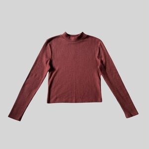 Junior’s Paper Crane Waffle Knit Top